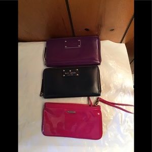 Kate Spade wallet and wristlet